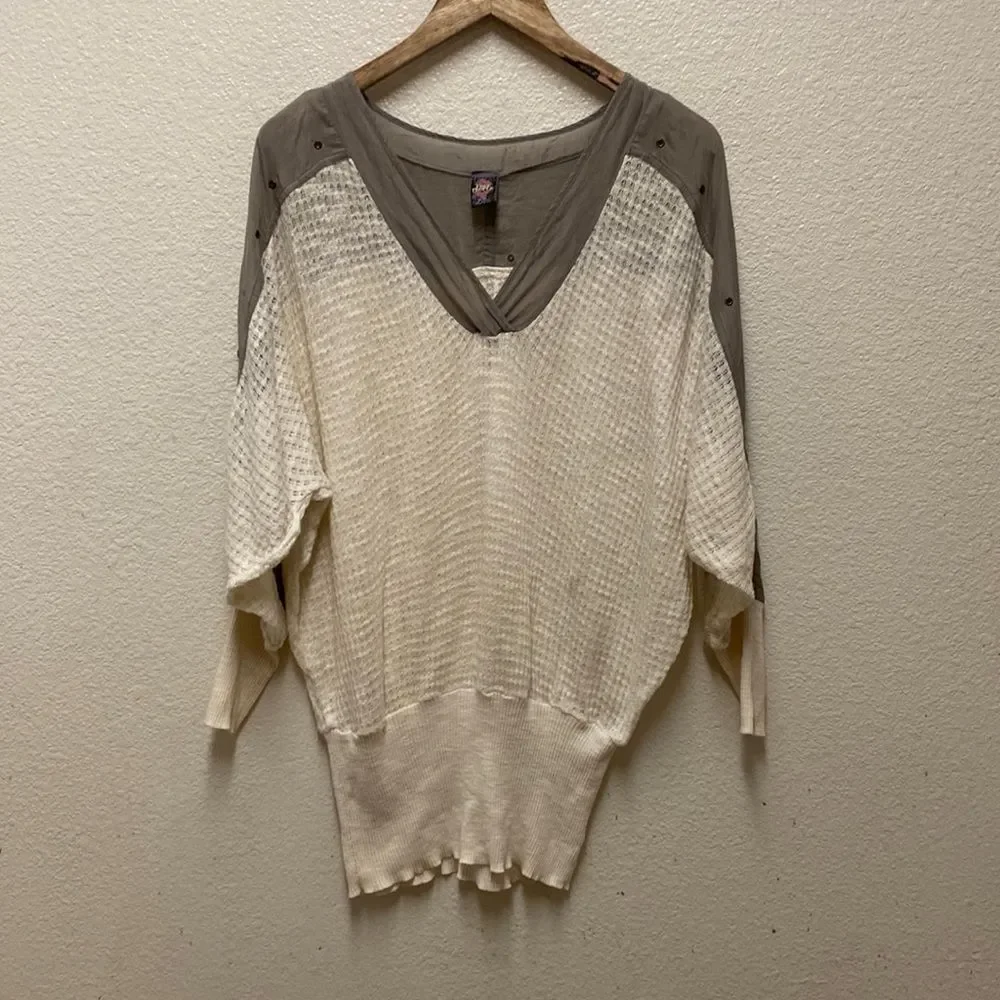 Free People Batwing Thermal Top Medium